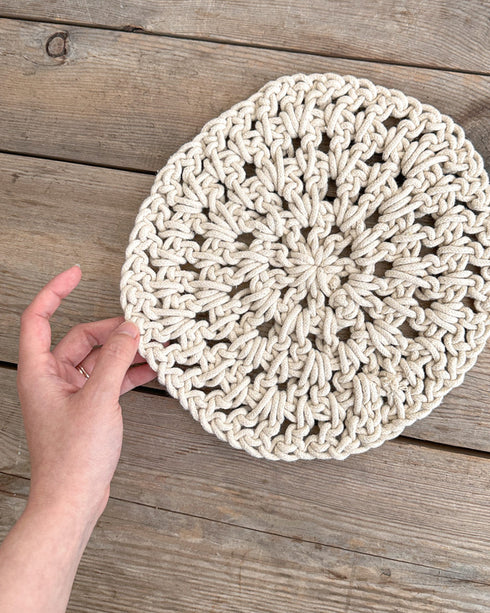Handmade Knotted Trivet