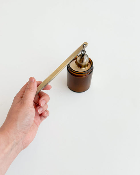 Antique Brass Bell Snuffer