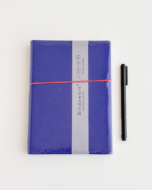 Blue Felt Duet Notebook - A5