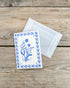 Blue Floral Card