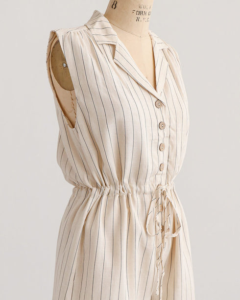 Seaside Pinstripe Romper
