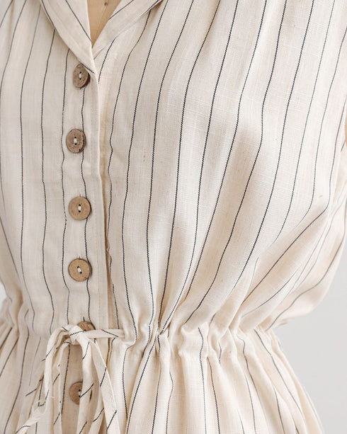 Seaside Pinstripe Romper