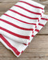 Red Striped Dishtowel
