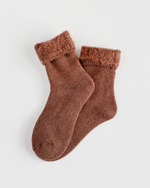 Soft Landing Socks - Terracotta