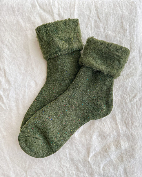 Soft Landing Socks - Moss