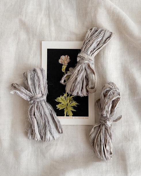 Dyed Sari Silk Ribbon