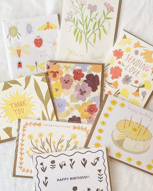 Birthday Flowers Card