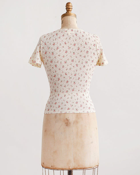 Rosebud Pointelle Top