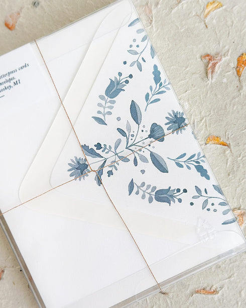 Folk Art Stationery Set