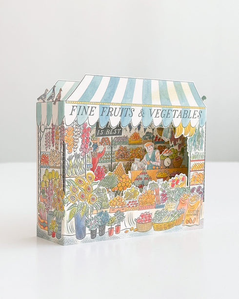 Fruit & Veg Shop - Pop-up Card