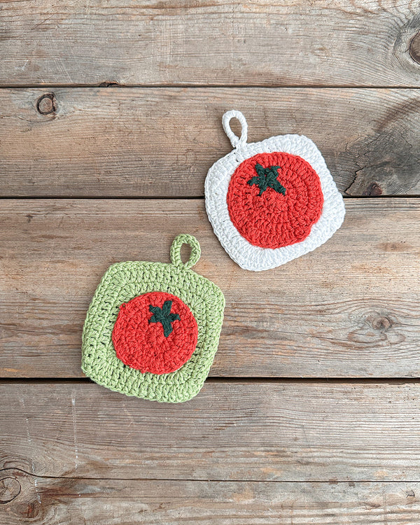 Tomato Crochet Sponge Set