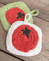 Tomato Crochet Sponge Set