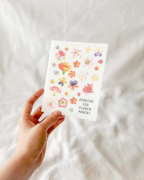 Sending You Flower Power Card