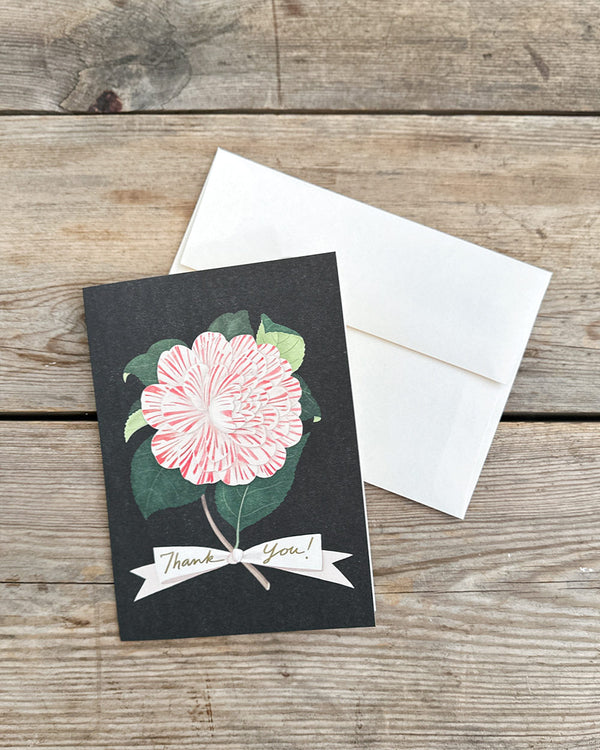 Camellia Thank You Card