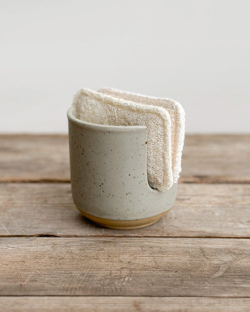 Loofah & Cotton Dish Sponge Set