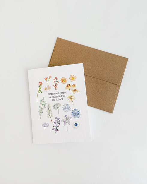 Rainbow Love Pride Greeting Card