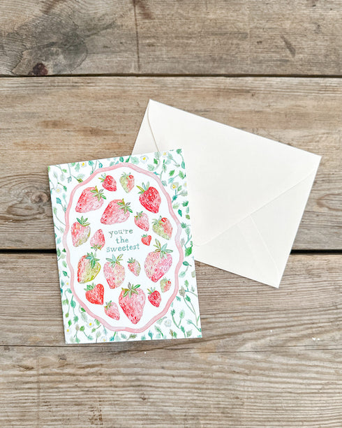 Strawberry Sweet Greeting Card