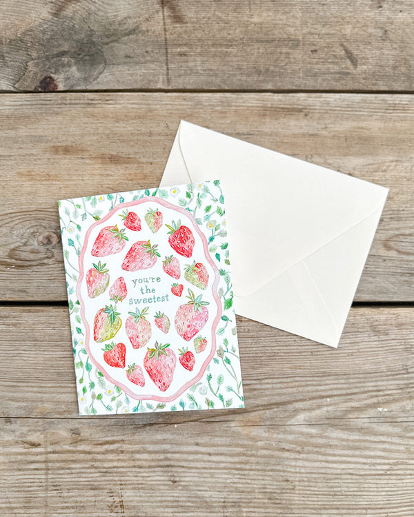 Strawberry Sweet Greeting Card