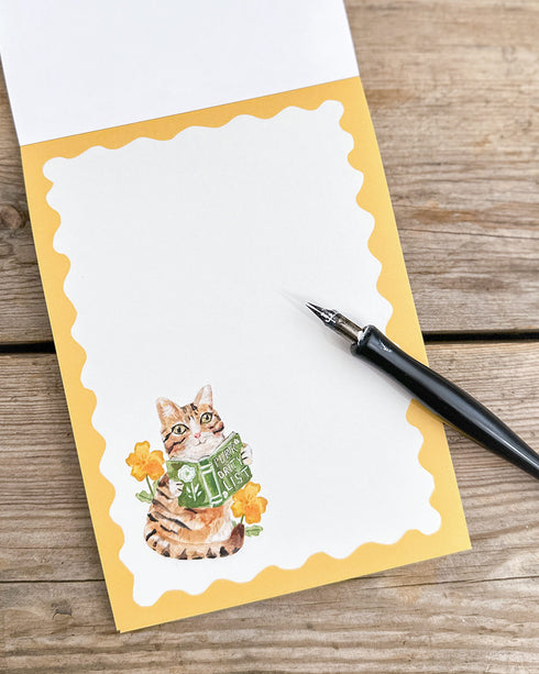 Reading Cat Priority List Notepad