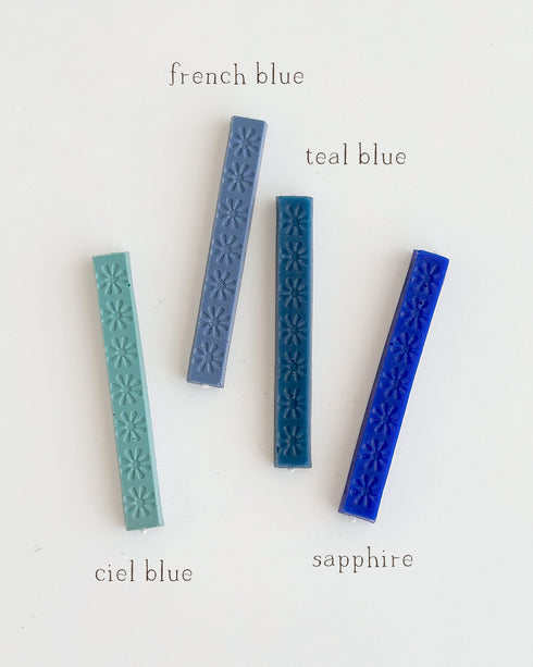 Long Wick Wax Sticks - Blues