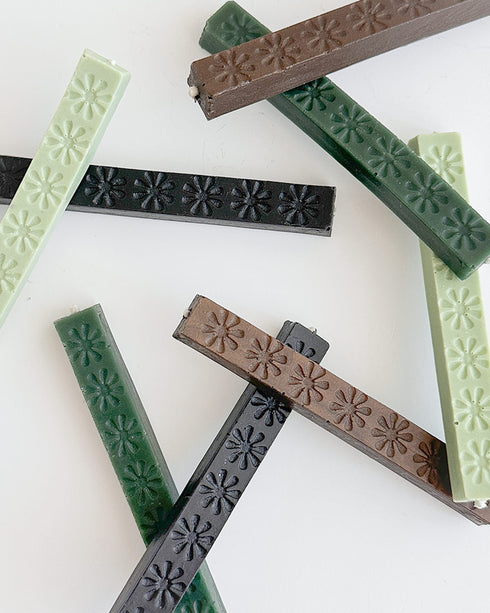 Long Wick Wax Sticks - Earth Tones