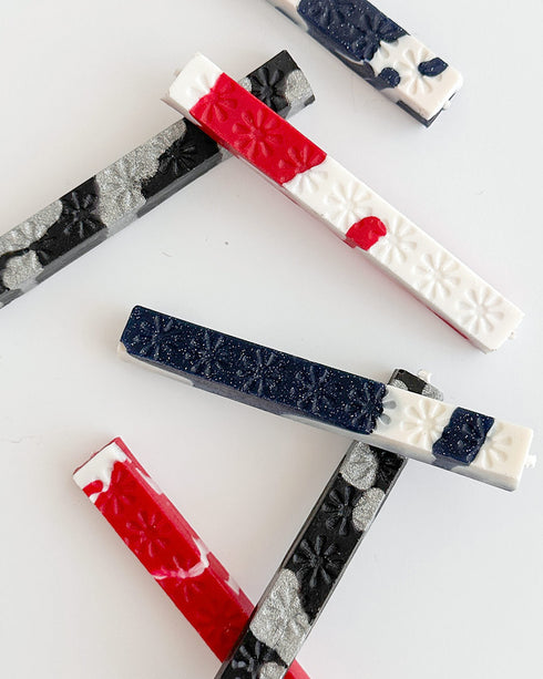 Long Wick Wax Sticks - Marbled