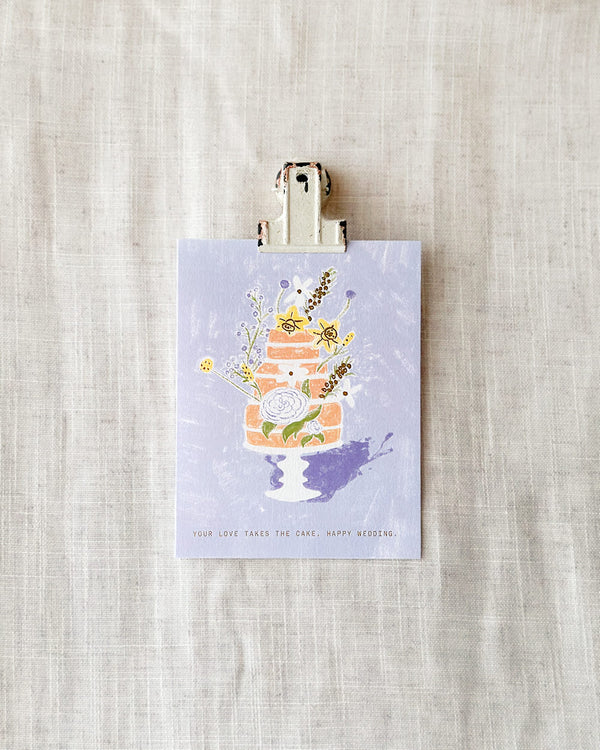 Love Takes the Cake Card