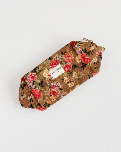 Cottage Tapestry Makeup Bag