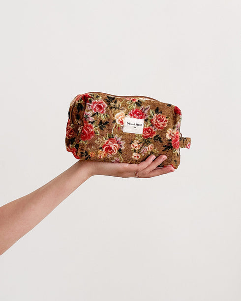 Cottage Tapestry Makeup Bag