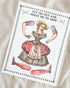 Paper Doll Card - Bustle