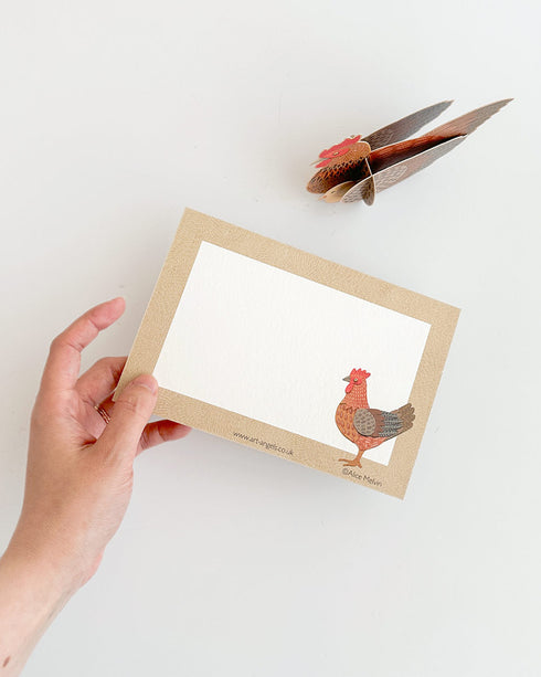 Hen & Chicks - Pop-up Card