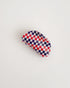 Retro Check Hair Claw
