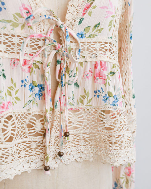 Watercolor Blooms Blouse