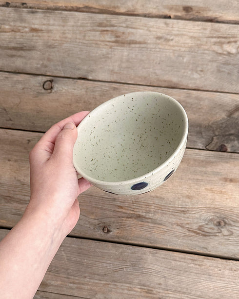Polka Dot Snack Bowl