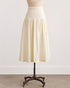 Evere Pleat Midi Skirt