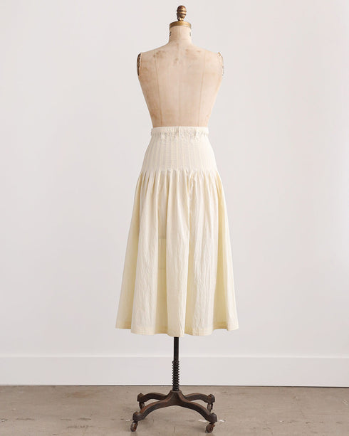 Evere Pleat Midi Skirt