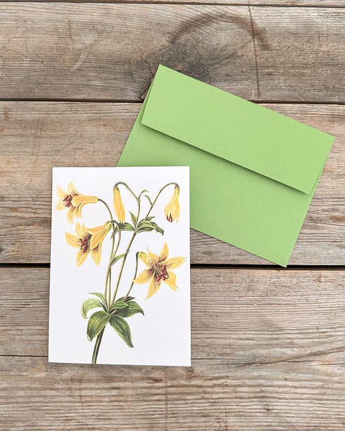 Yellow Lily Card