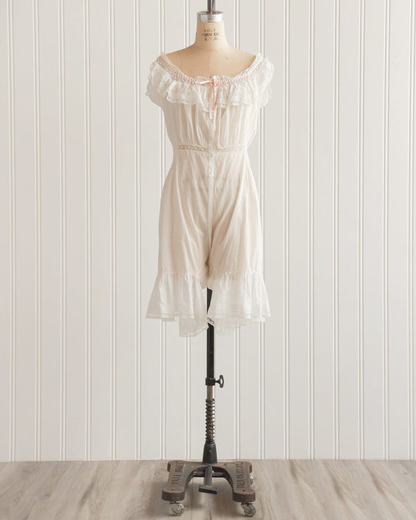 Antique 1910s Cotton Step-In