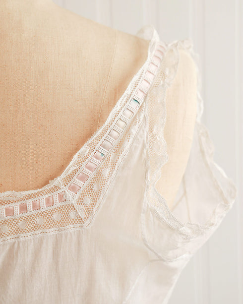Antique 1910s Cotton Step-In