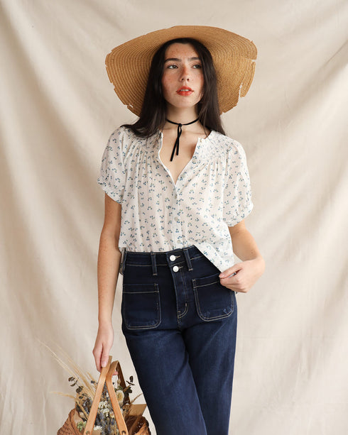 Sustainable Vintage Inspired Clothing / Florin Top by Atèlette