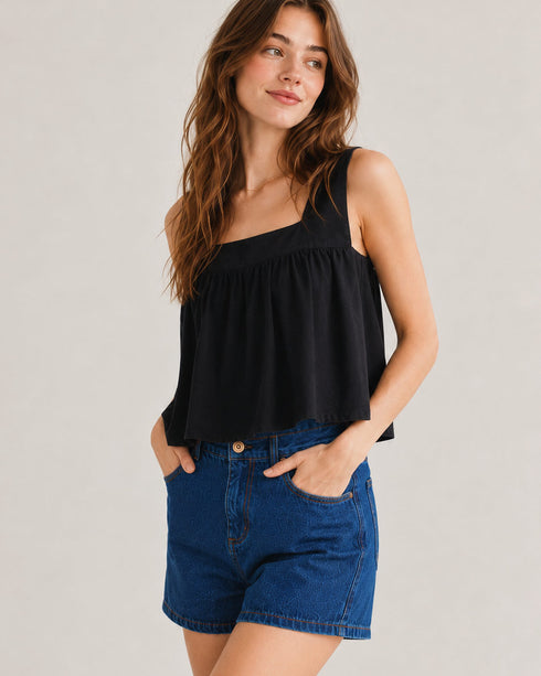 Matter of Fact Top - Black