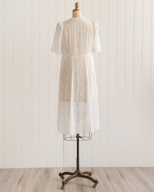 Fontasse Embroidered Voile Dress