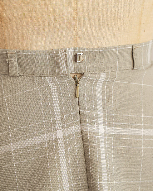Sagewood Plaid Skirt
