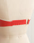 1950s Red Floral Bustier