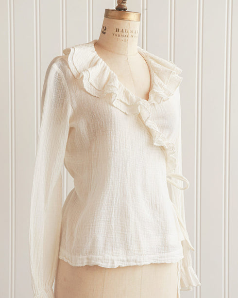 Henri Bendel Wrap Top