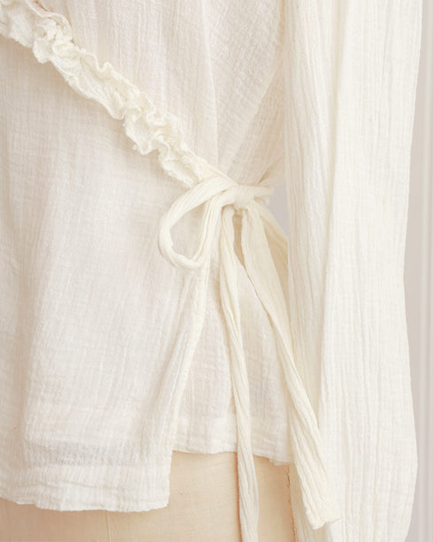 Henri Bendel Wrap Top