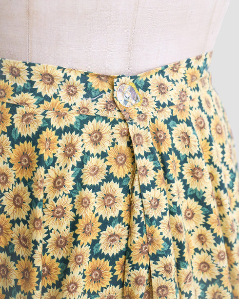 Sunlit Garden Midi Skirt