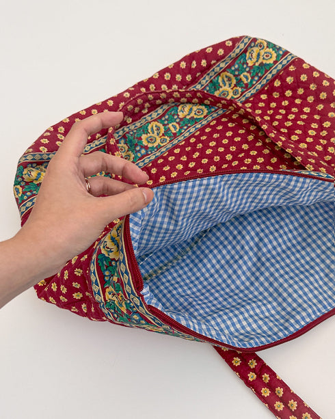Heirloom Flora Quilted Tote