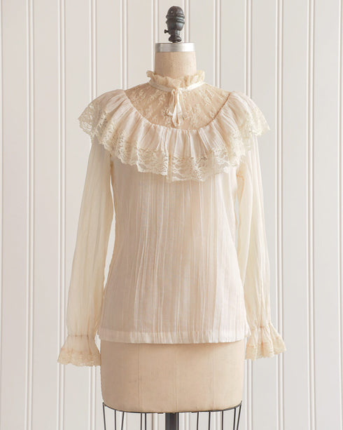 Gunne Sax Lace Top