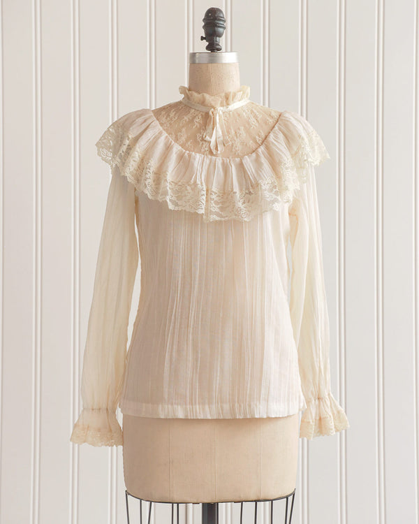 Gunne Sax Lace Top
